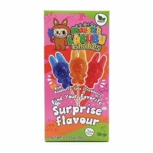 Monster Labubu Surprise Flavour Lollipop 30g