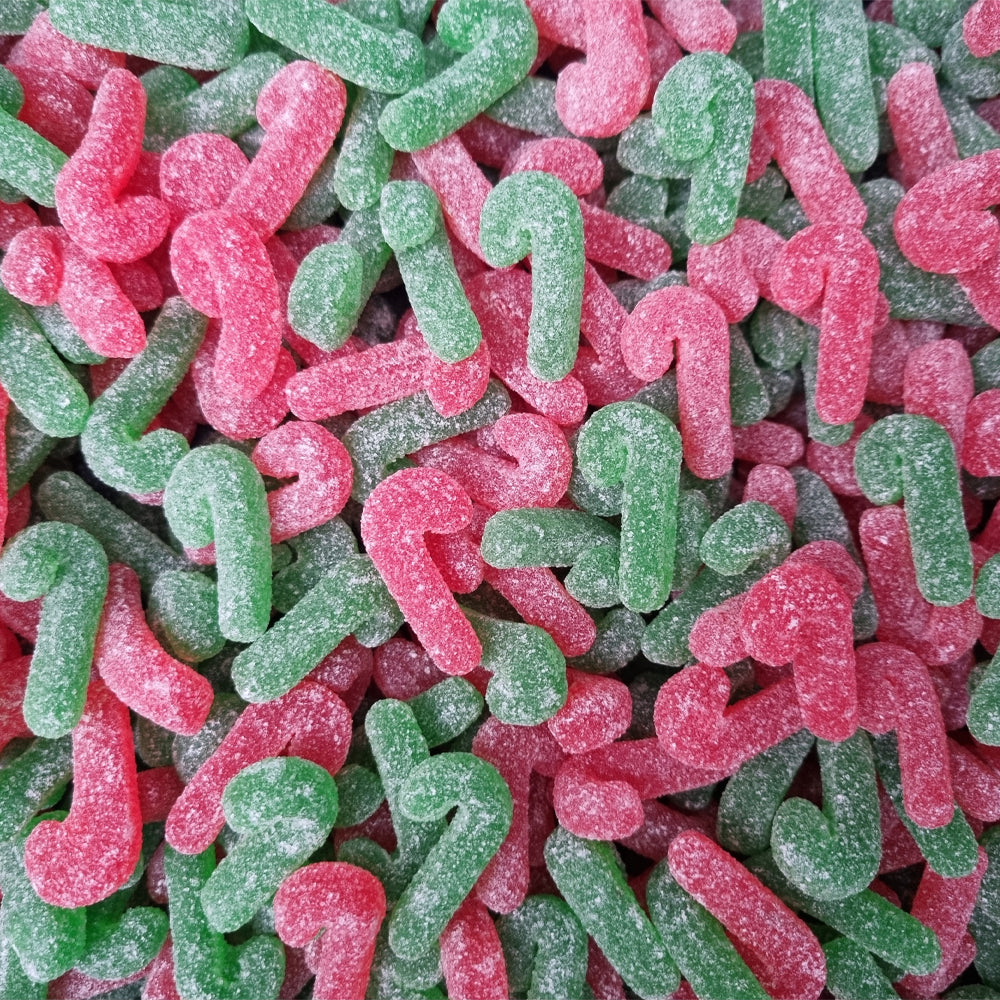 Sugared Candy Canes 300g