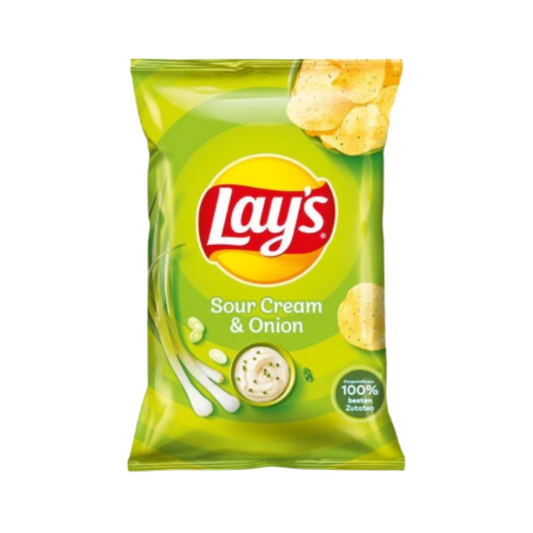 🧅 Lay’s Sour Cream & Onion Crisps – 150g Bag