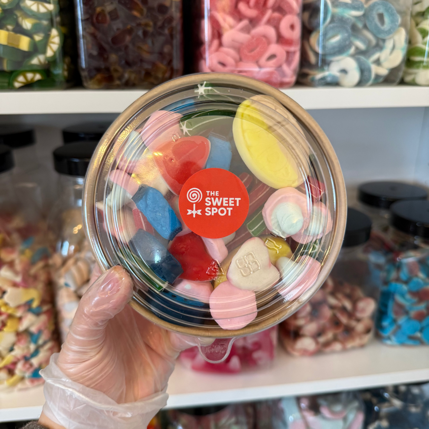 Non Fizzy Candy Salad Bowl