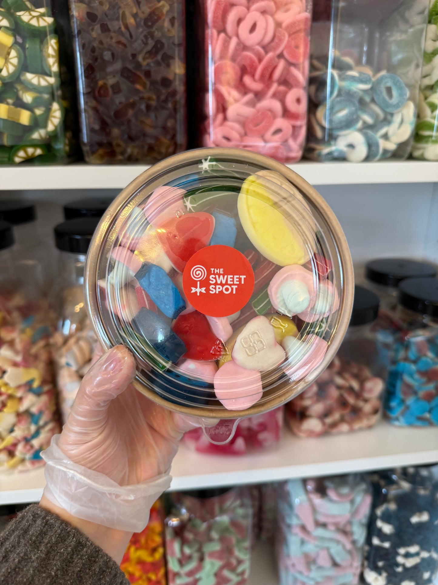 Non Fizzy Candy Salad Bowl