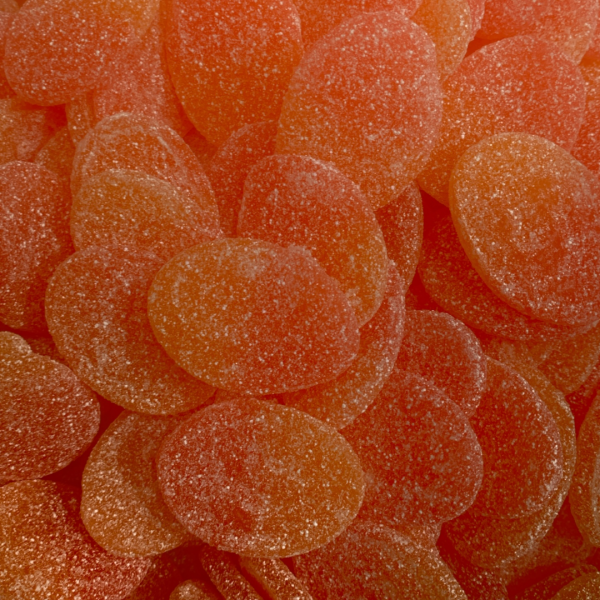 Sour Peach & Dragonfruit Ovals 300g