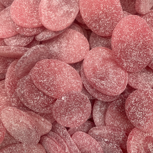 Sour Raspberry & Pomegranate Ovals 300g